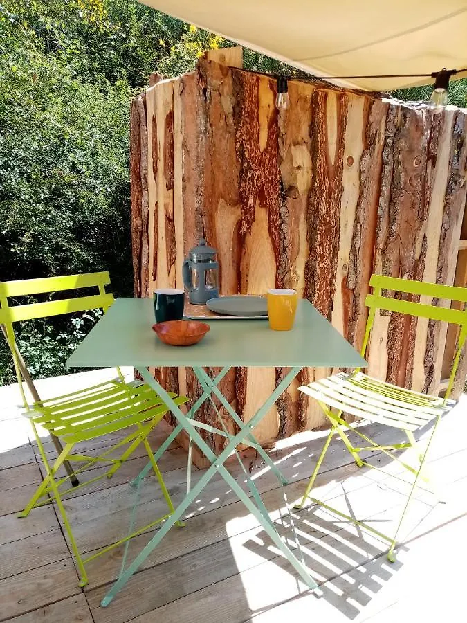 Luxury tent Ecolodge De La Ferme Du Chant De Cailloux Die France